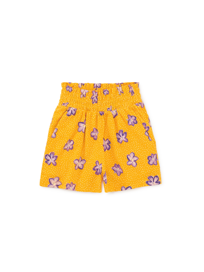 Paperbag High-Waist Shorts