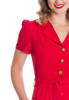 Playsuit Women Rule, Rot