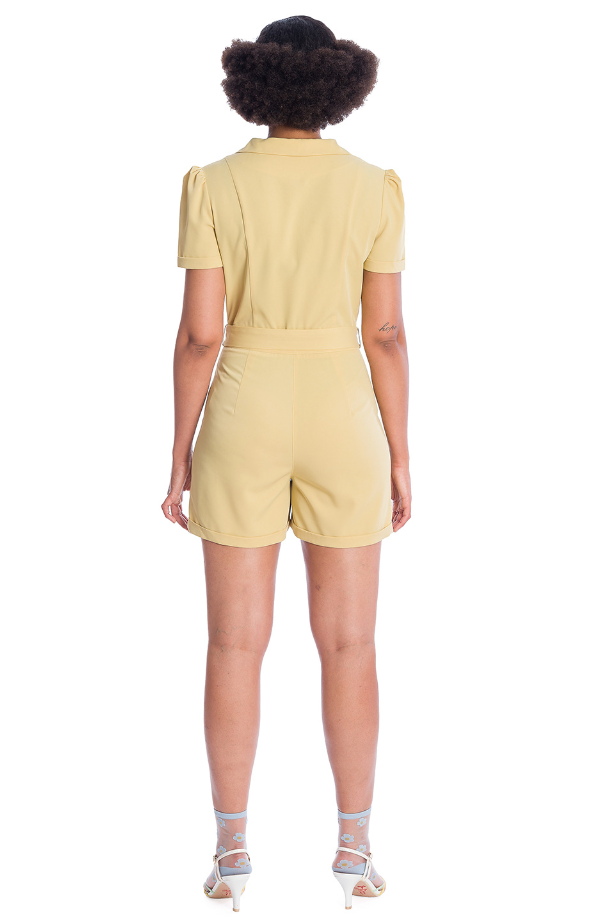 Playsuit Women Rule, Senf-Light
