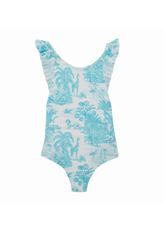 One-Piece Marie Raxevsky Pleated One Piece Jungle Turquoise Apoella