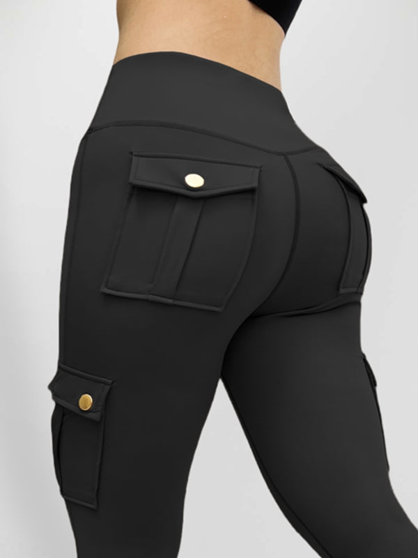 Pocket High-rise Cargo Style Leggings
