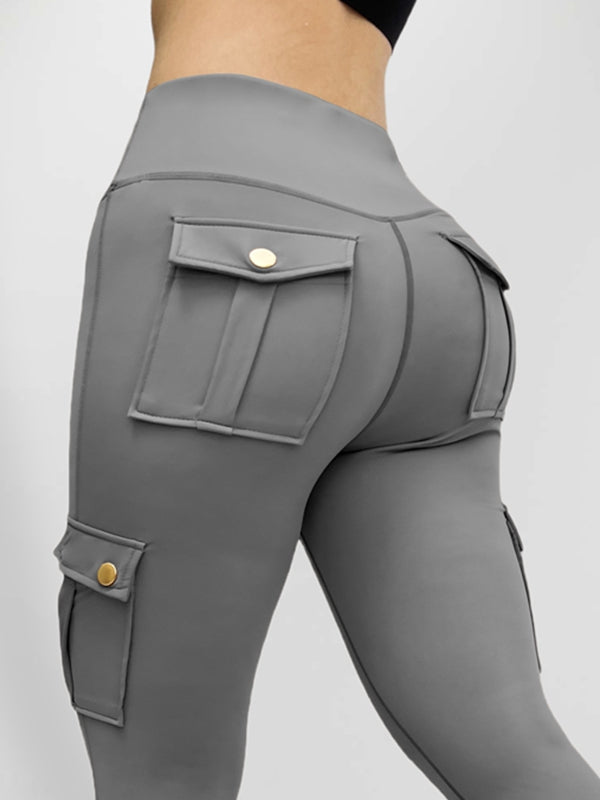Pocket High-rise Cargo Style Leggings