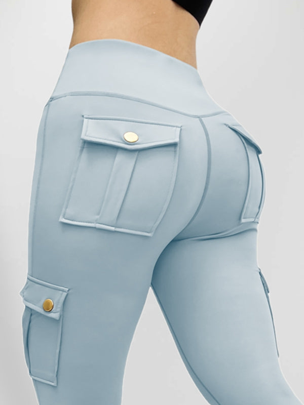 Pocket High-rise Cargo Style Leggings
