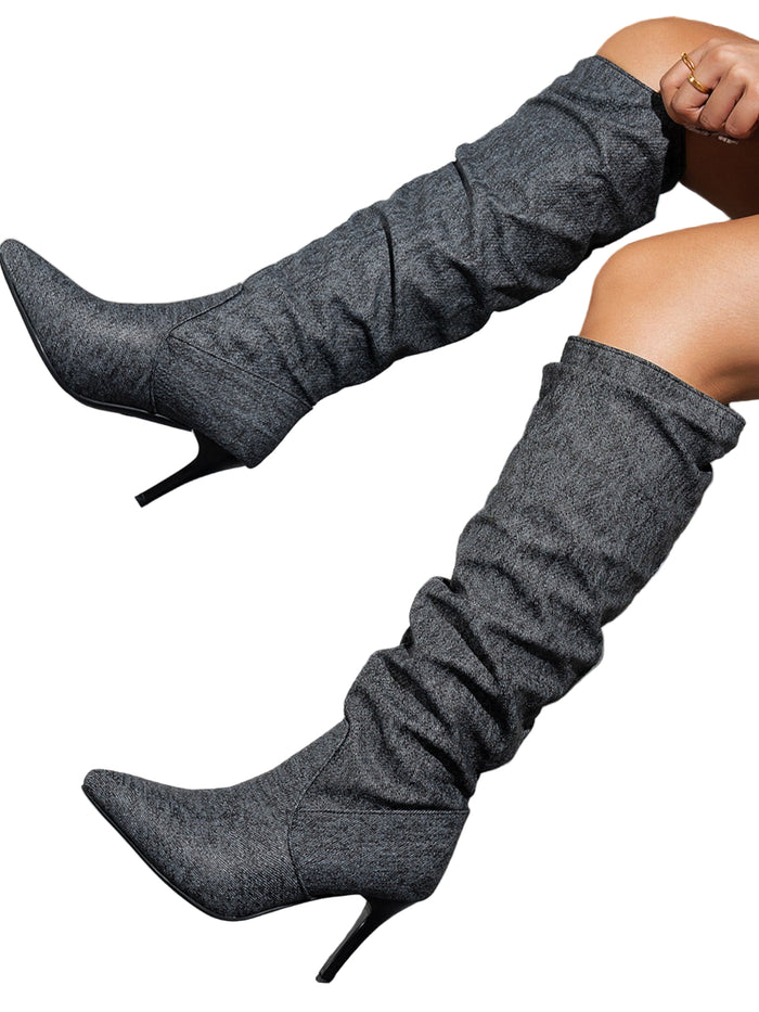 Point Toe Stiletto Boots