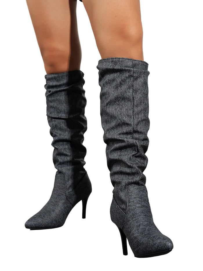 Point Toe Stiletto Boots