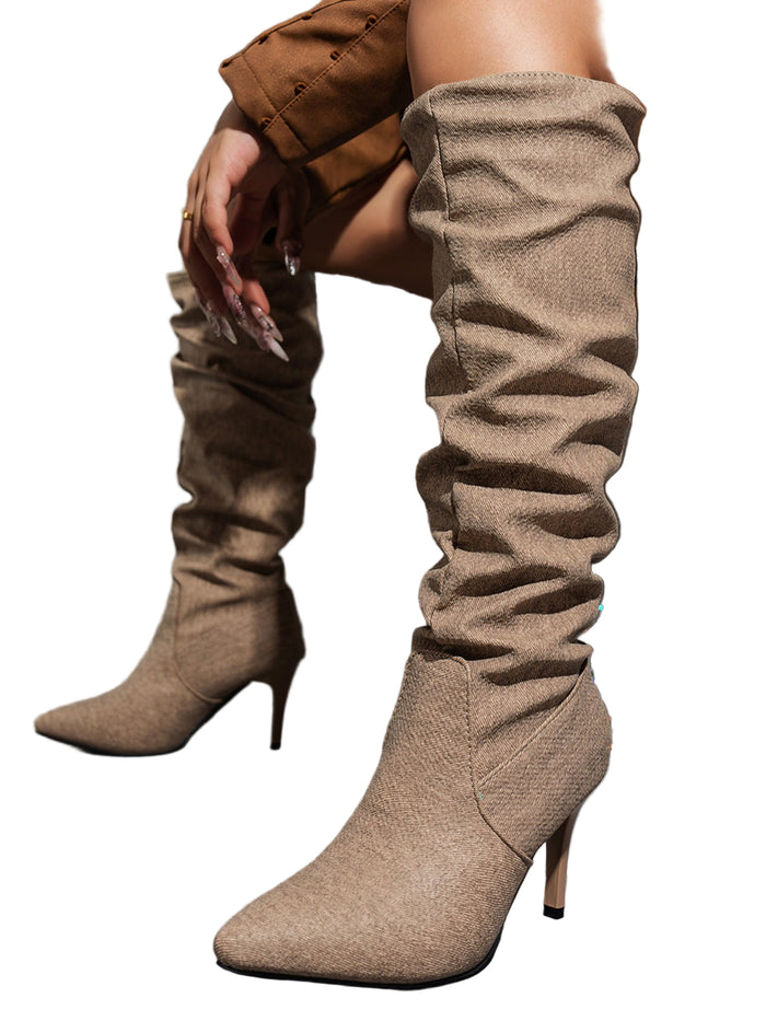 Point Toe Stiletto Boots