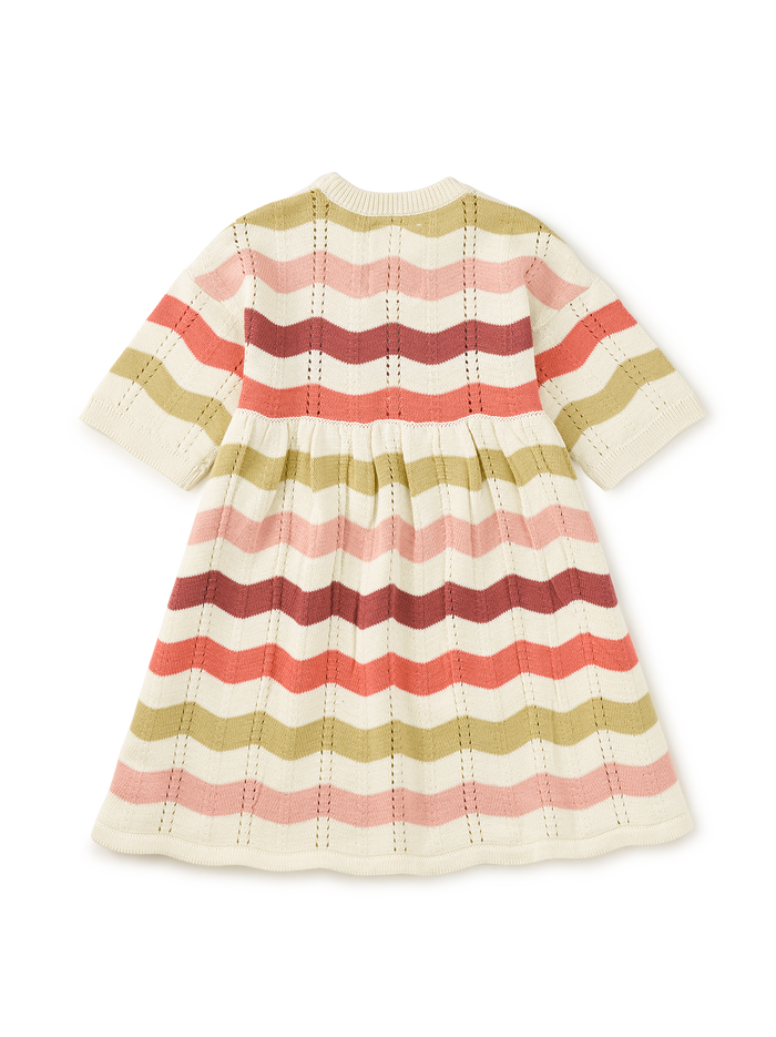 Pointelle Sweater Dress