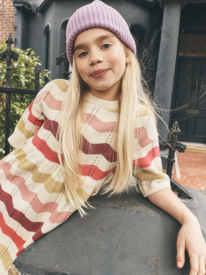 Pointelle Sweater Dress