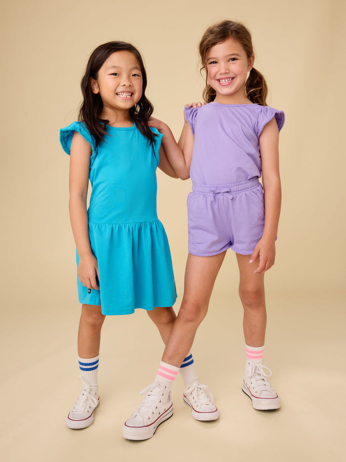 Pom-Pom Flutter Dress