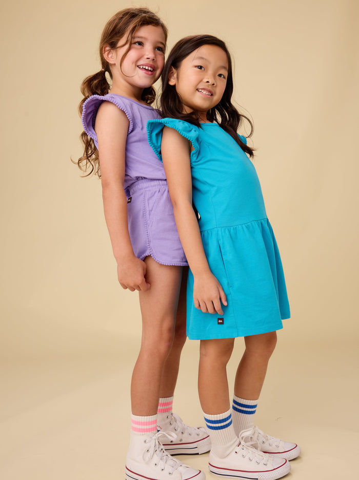Pom-Pom Flutter Dress