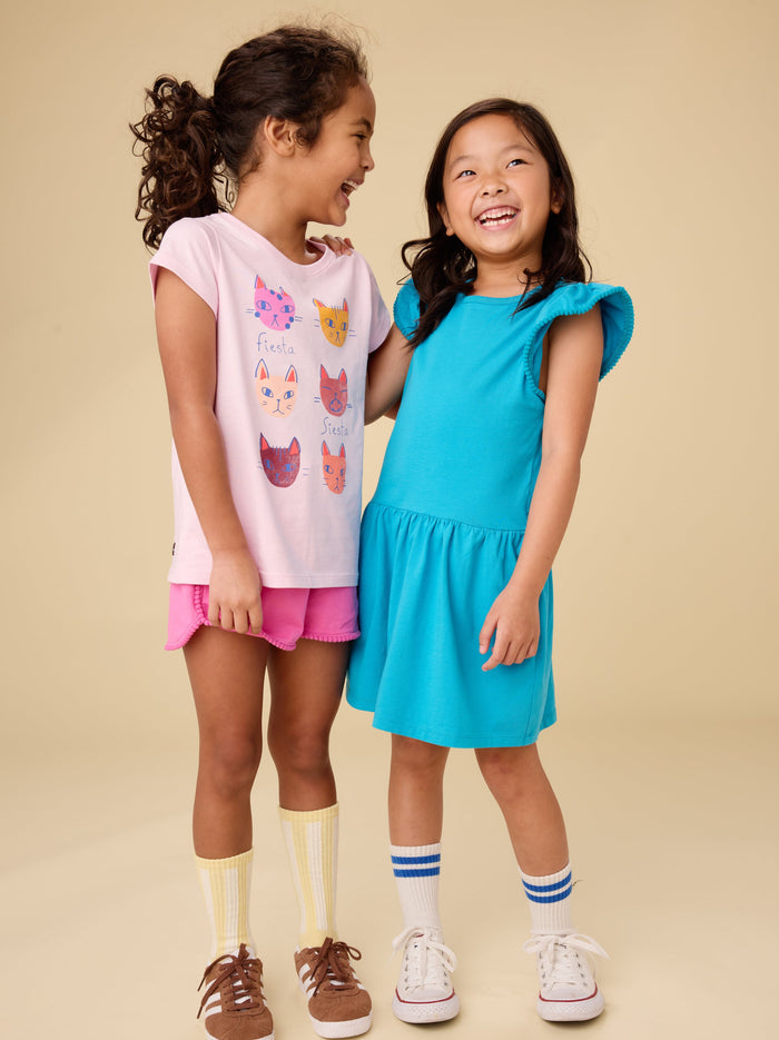 Pom-Pom Flutter Dress