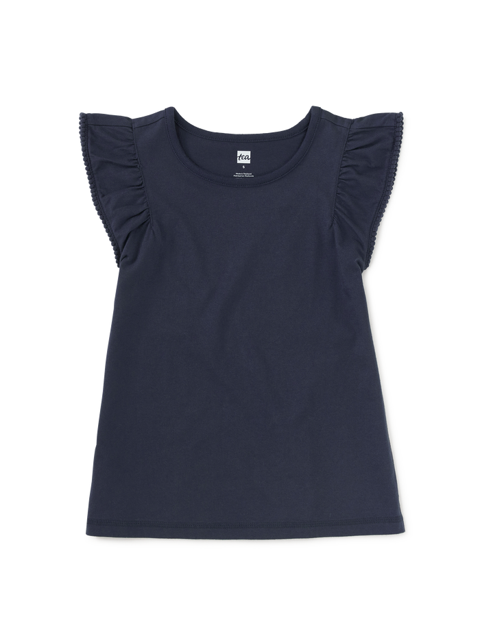 Pom-Pom Flutter Top