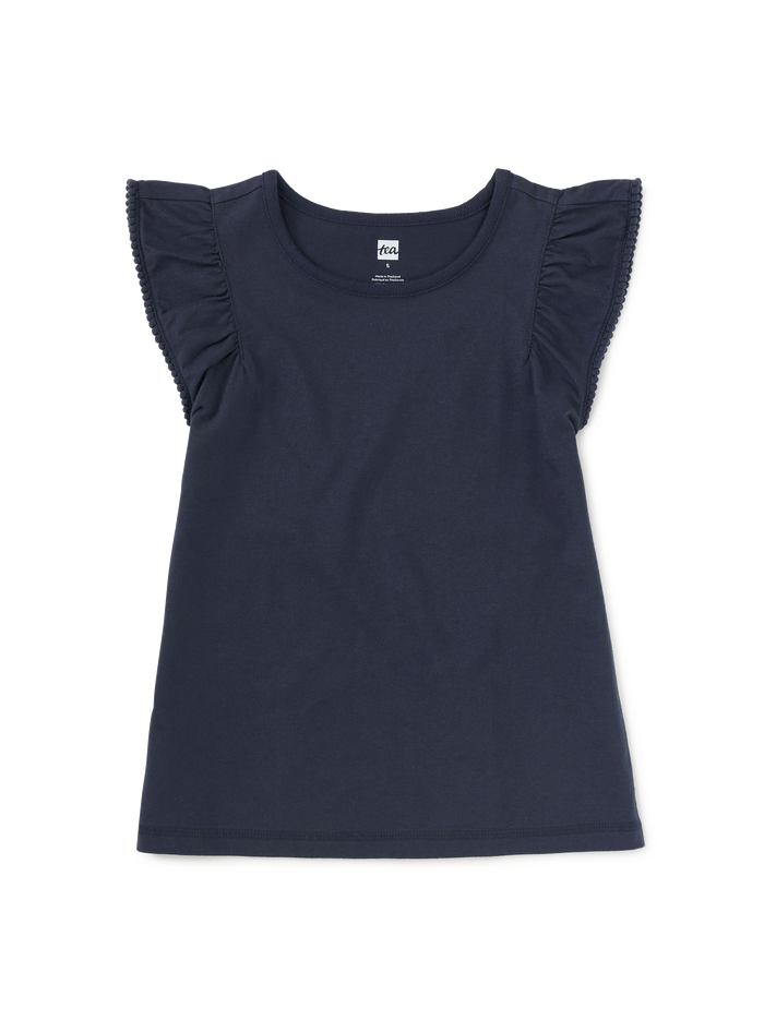 Pom-Pom Flutter Top