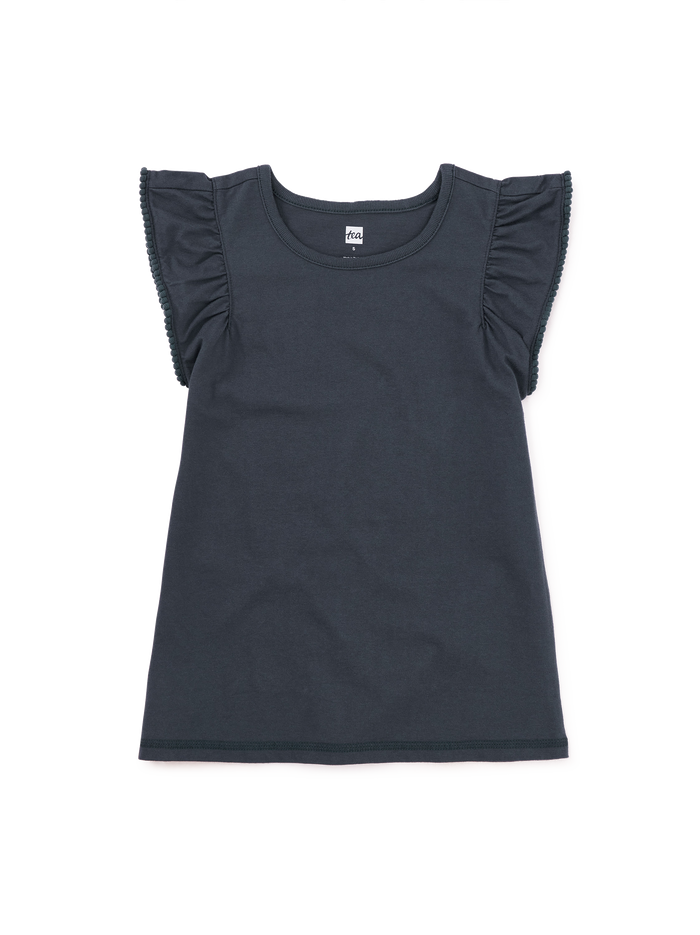 Pom-Pom Flutter Top