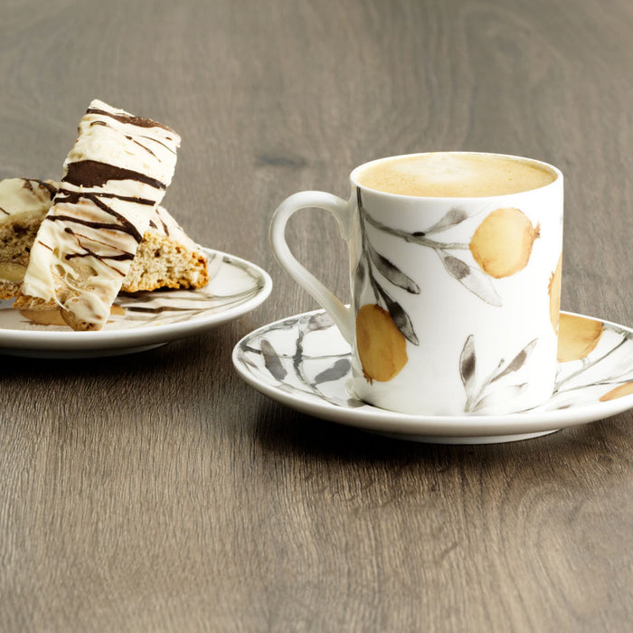 Pomegranate Demitasse Set - RSVP Style