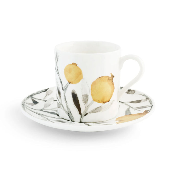 Pomegranate Demitasse Set - RSVP Style