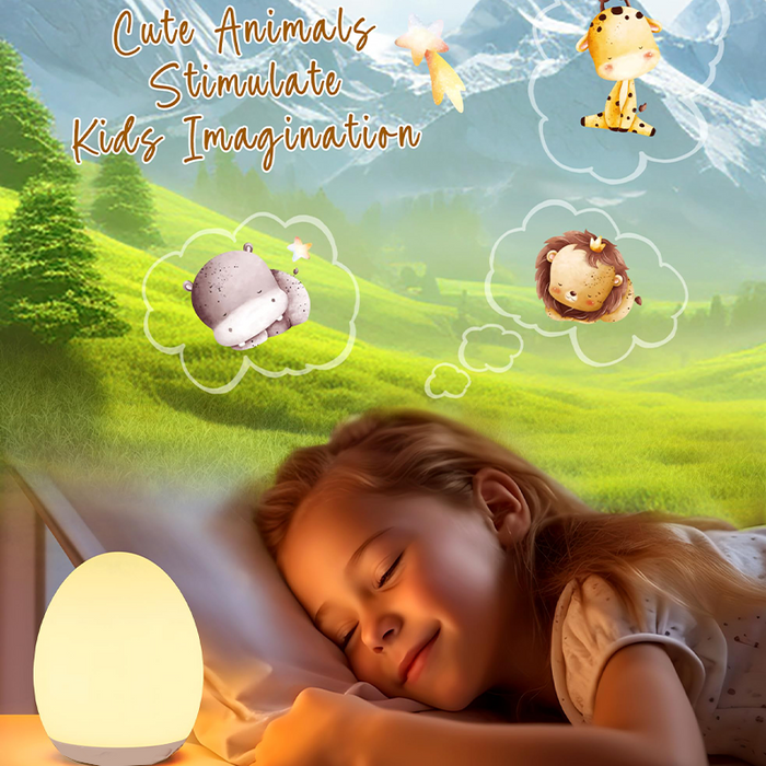 Portable Egg Night Light for Kids & Babies