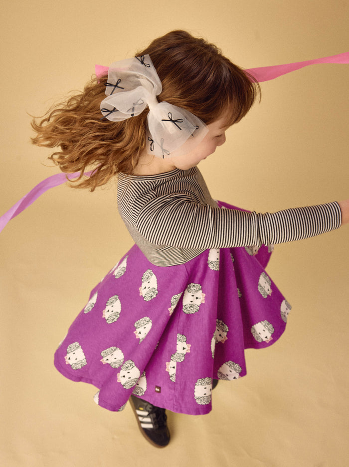 Print Mix Twirl Dress