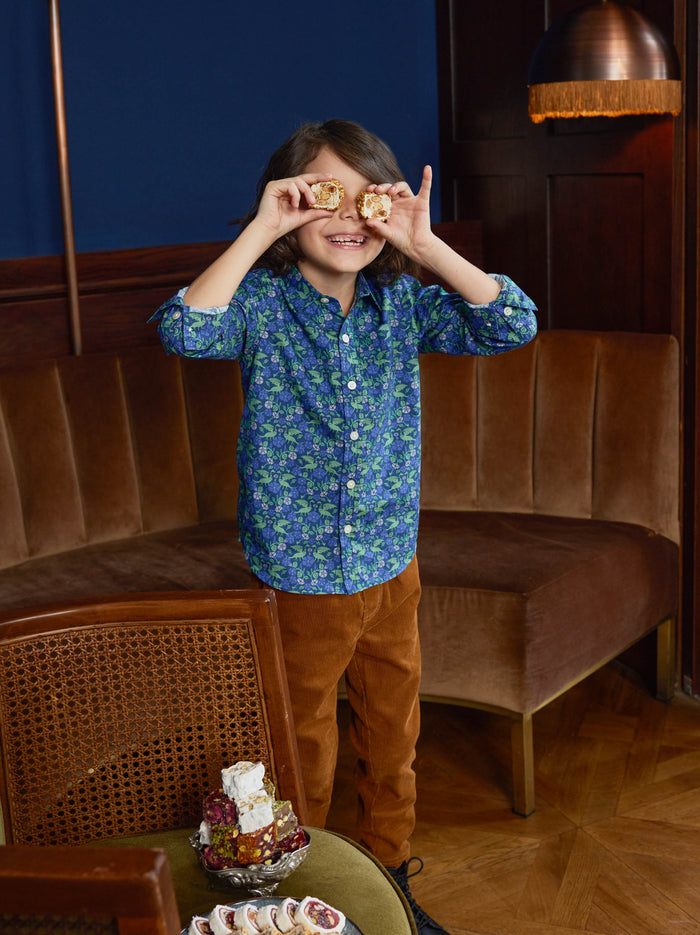 Printed Button Up Shirt