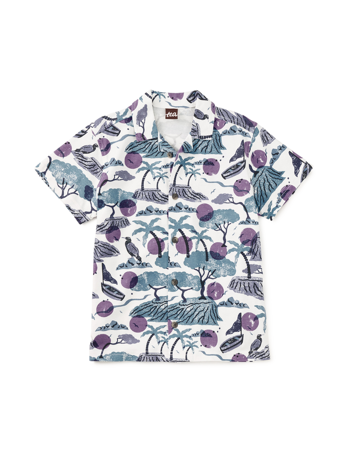 Printed Camp Shirt