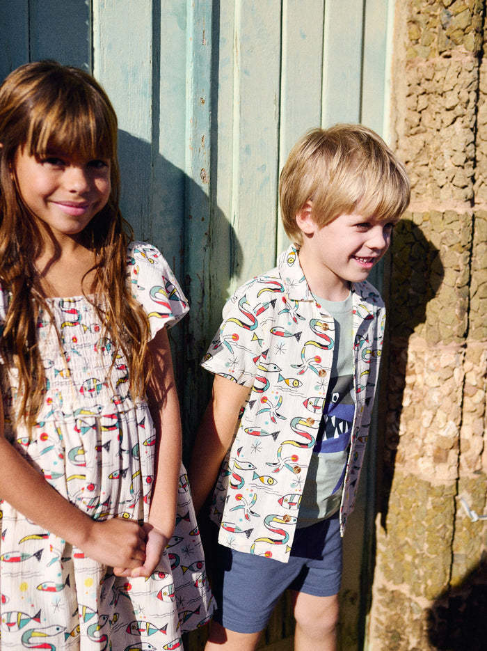 Printed Camp Shirt