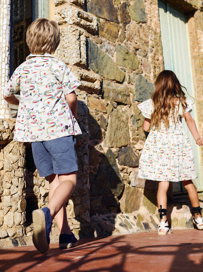 Printed Camp Shirt