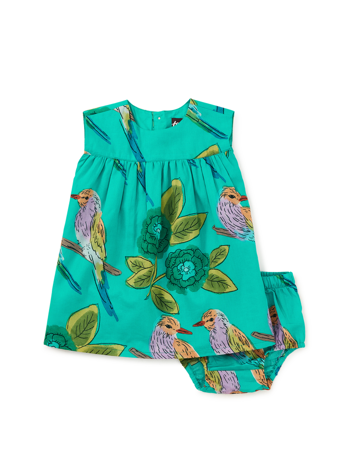 Printed Empire Baby Dress Set