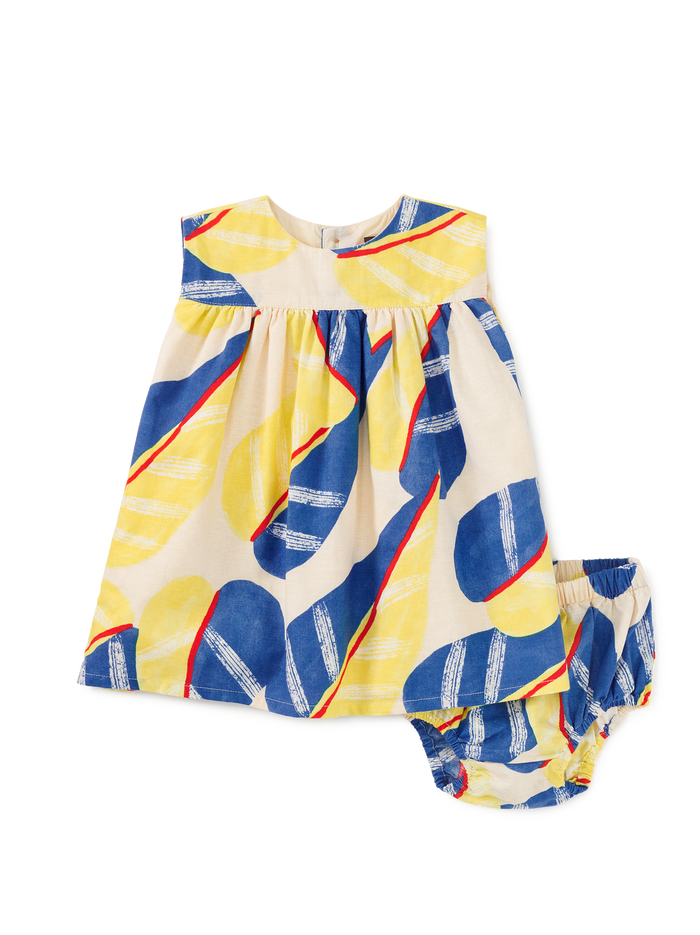 Printed Empire Baby Dress Set