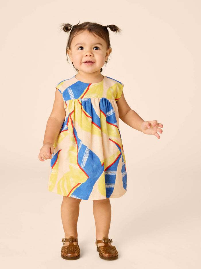 Printed Empire Baby Dress Set