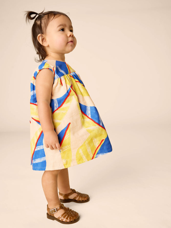 Printed Empire Baby Dress Set