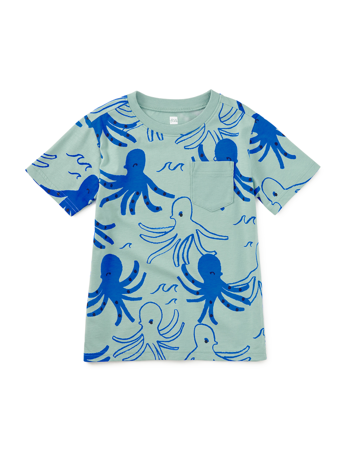 Printed Pocket Tee