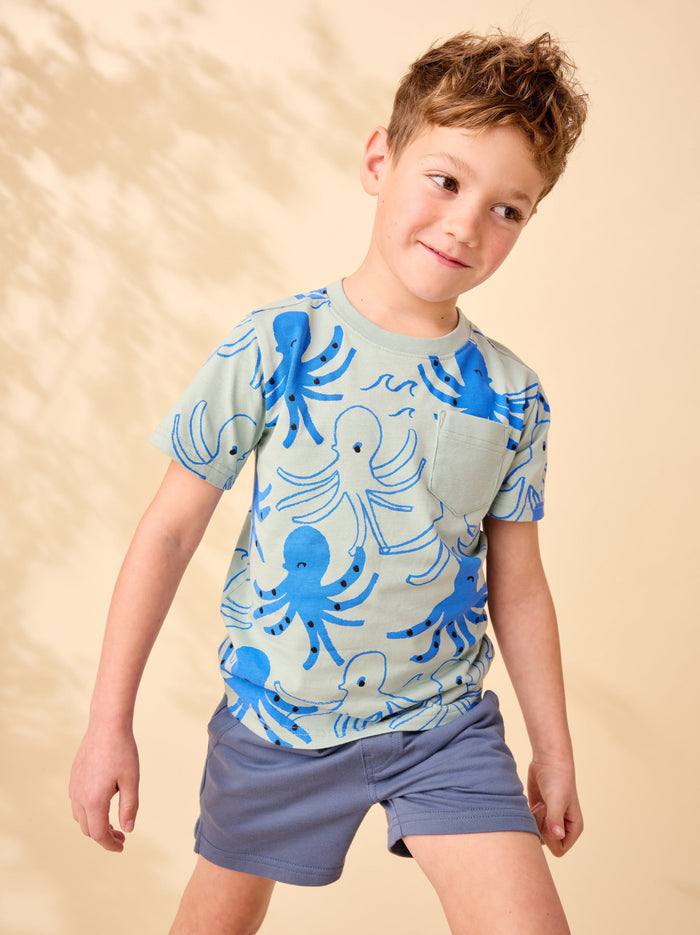 Printed Pocket Tee