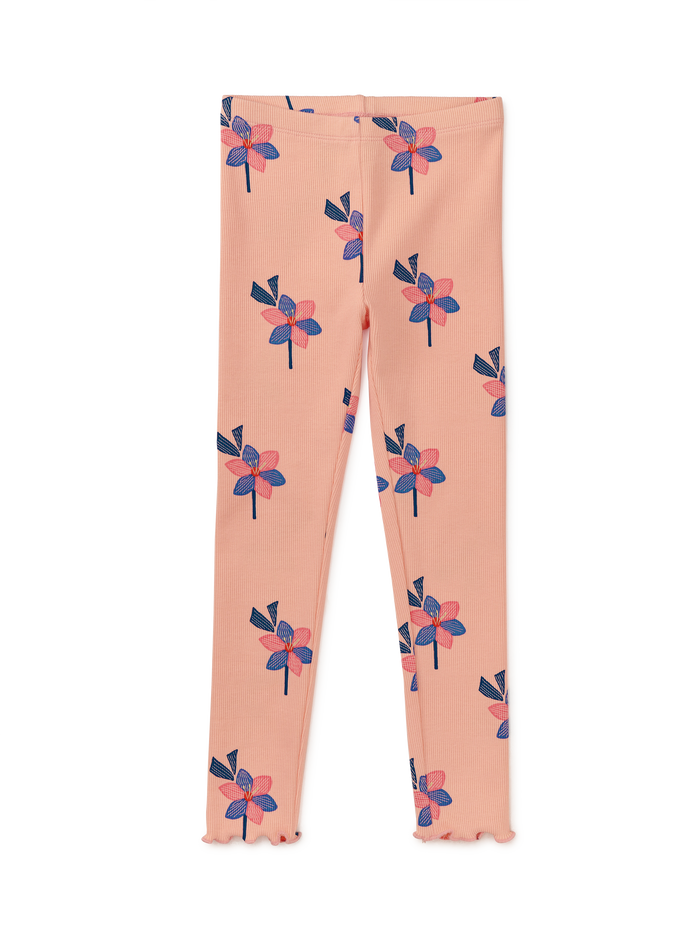 Printed Ribbed Leggings