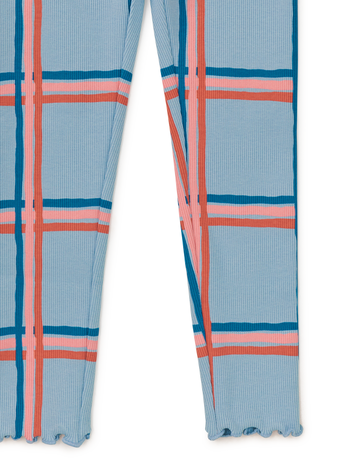 Printed Ribbed Leggings