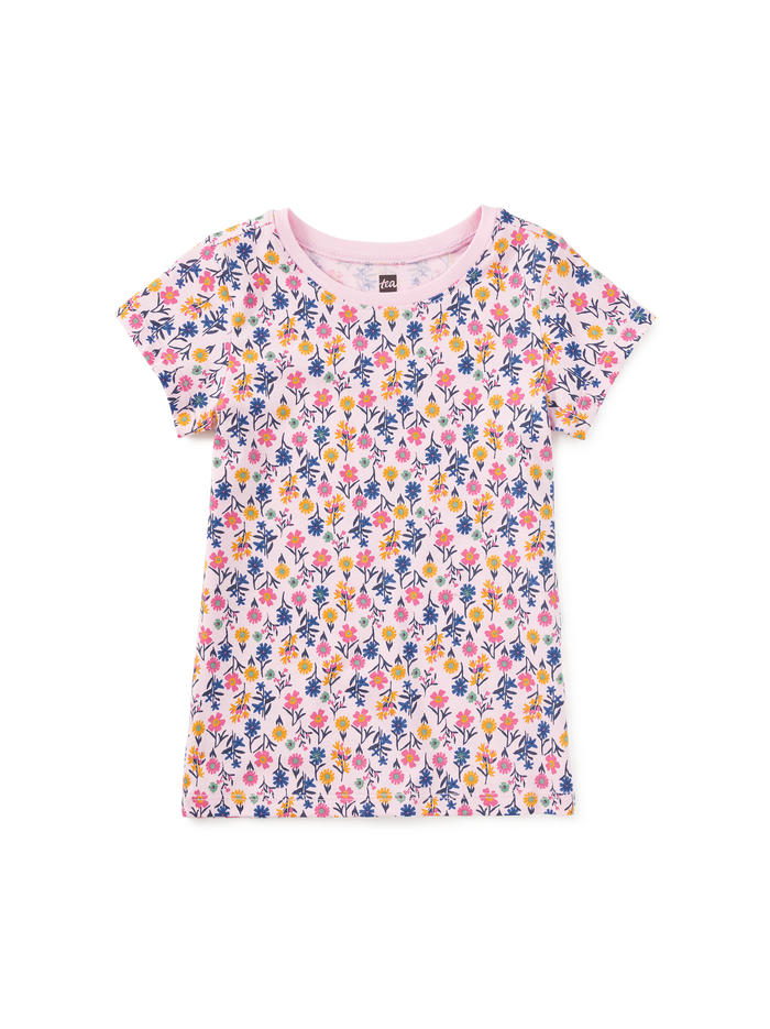 Printed Short Sleeve Top