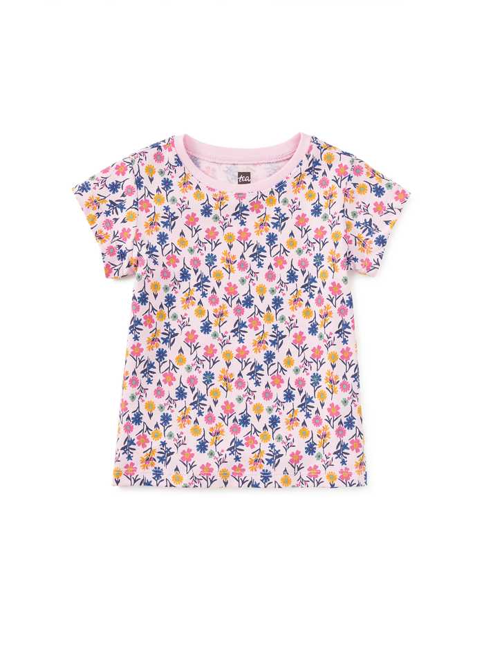 Printed Short Sleeve Top