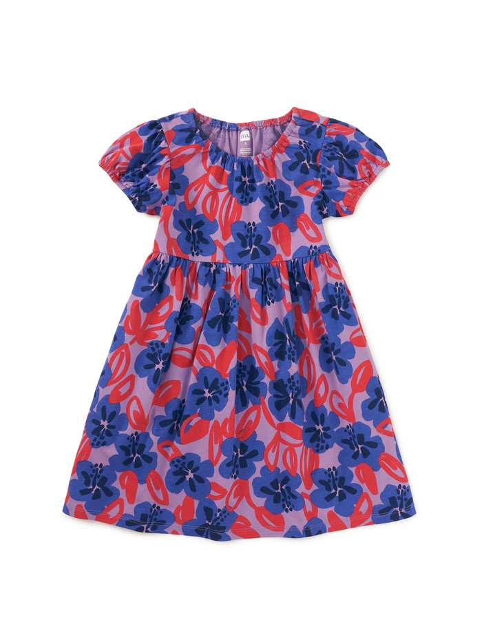 Puff Sleeve Empire Dress