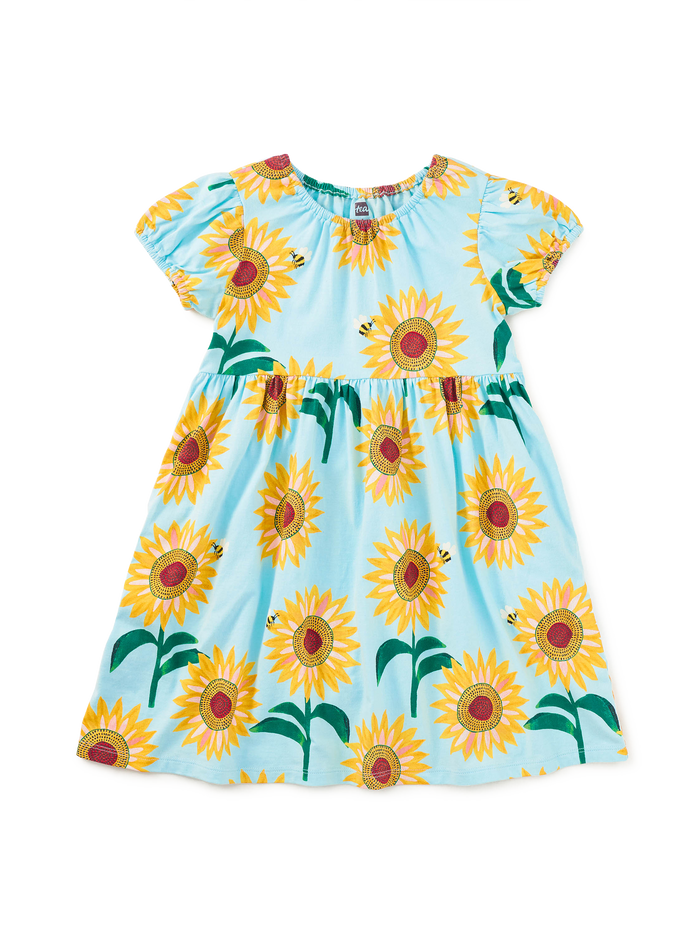 Puff Sleeve Empire Dress