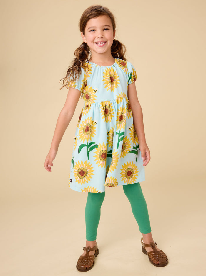 Puff Sleeve Empire Dress