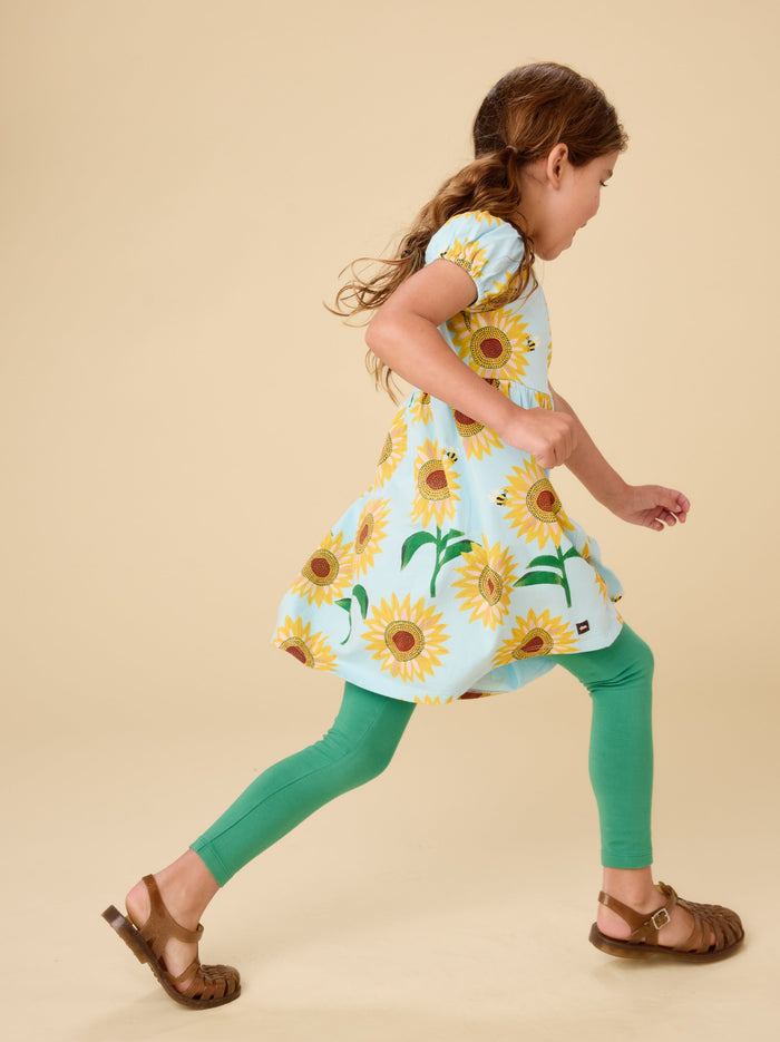 Puff Sleeve Empire Dress