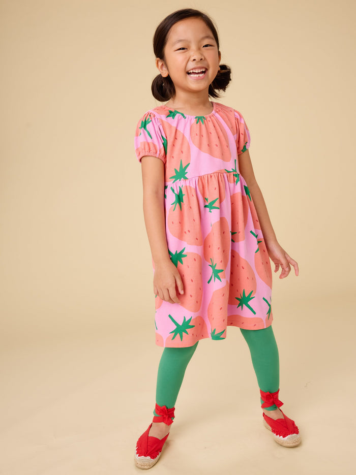 Puff Sleeve Empire Dress