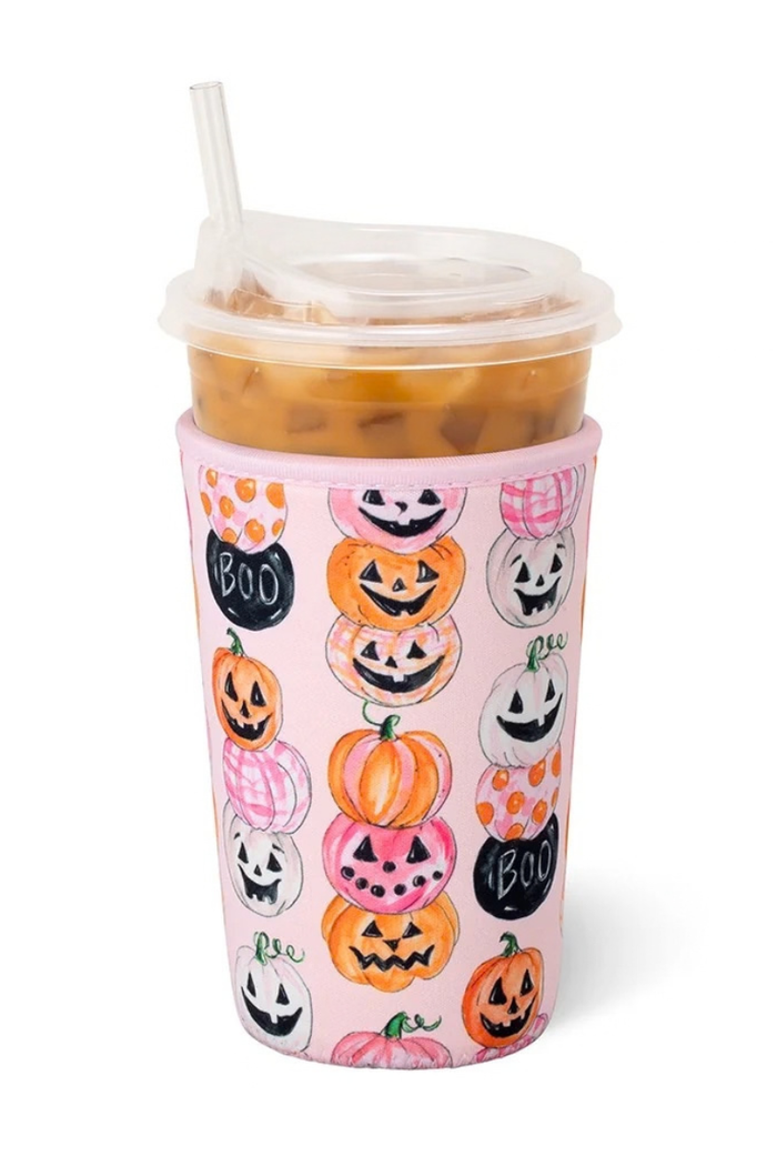 Pumpkin Stacks Iced Cup Coolie (Medium)