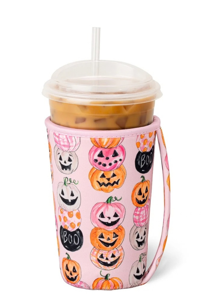 Pumpkin Stacks Iced Cup Coolie (Medium)