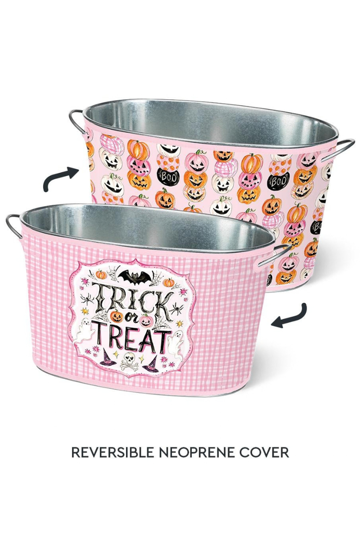 Pumpkin Stacks Party Tub Cover