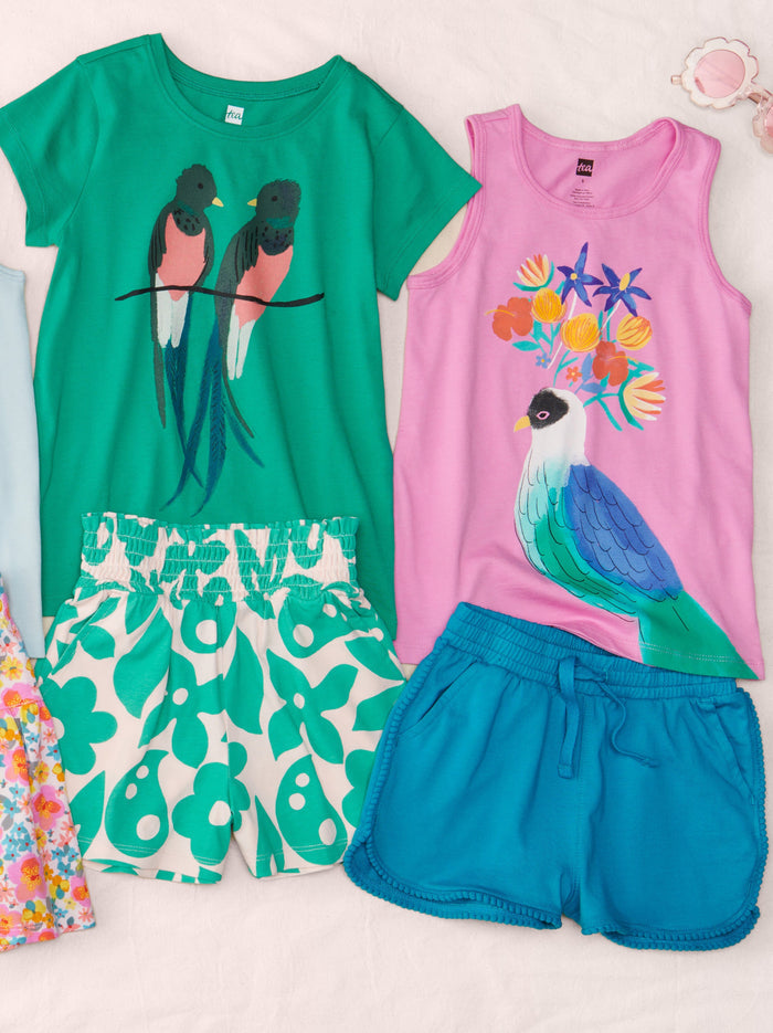 Quetzal Birds Graphic Tee