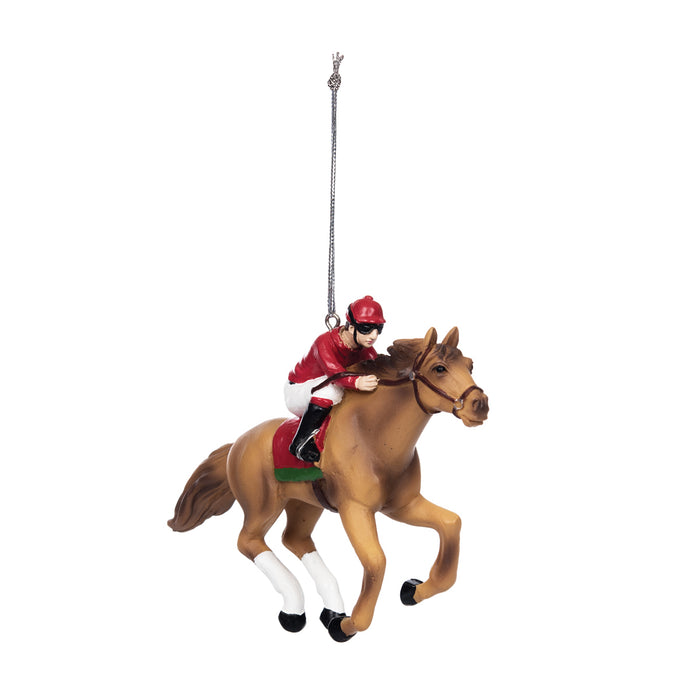 A Race Horse Ornament.