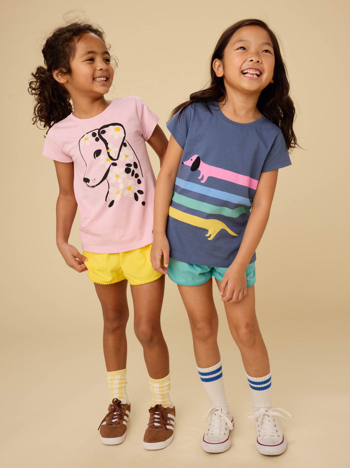 Rainbow Dachsund Graphic Tee