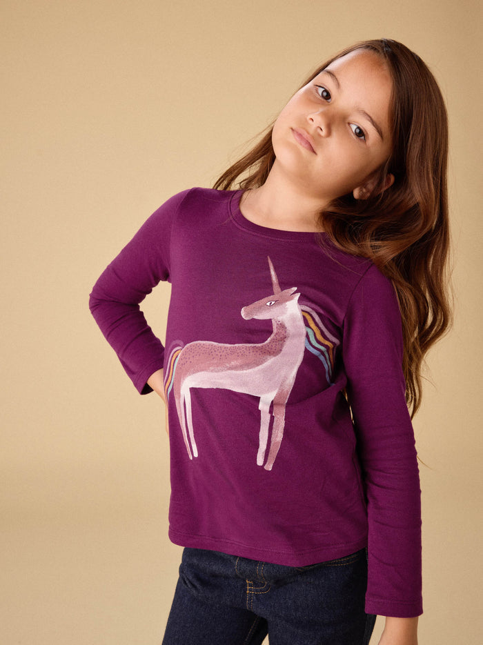 Rainbow Unicorn Graphic Tee