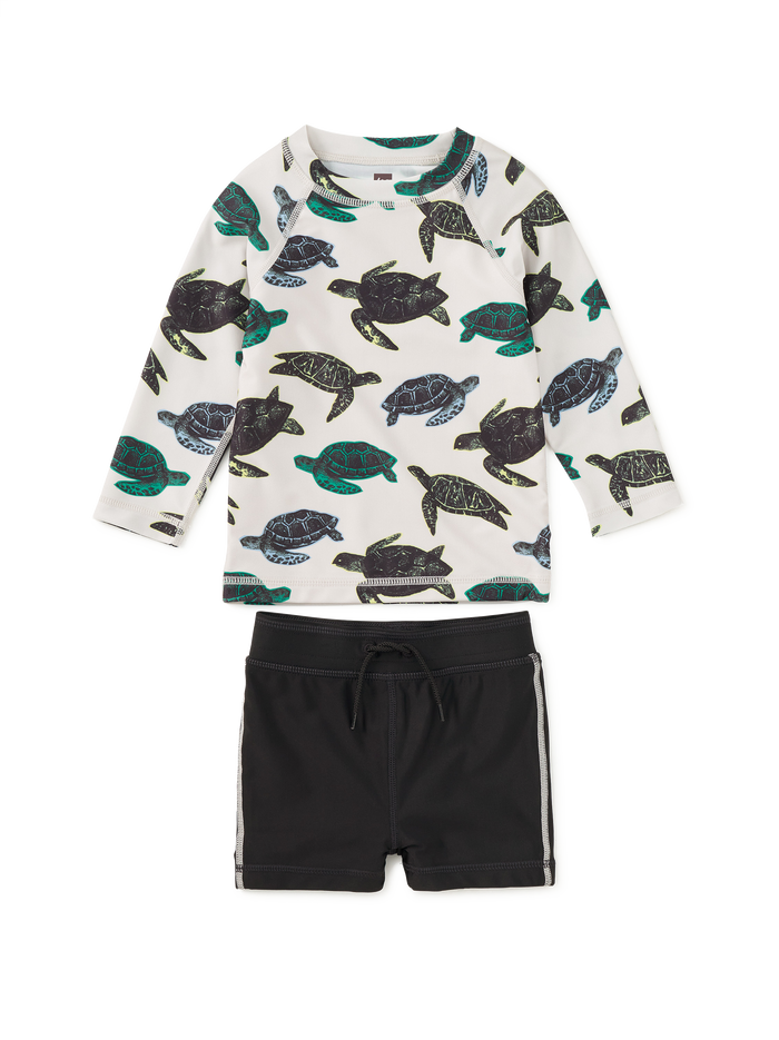 Rash Guard Baby Swim Set