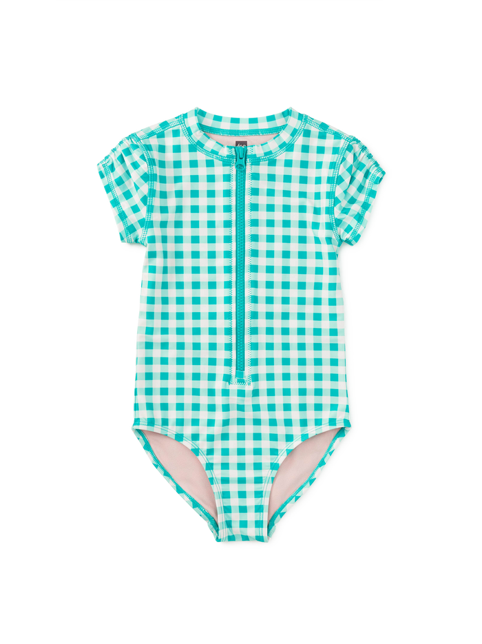 Rash Guard One-Piece Swimsuit